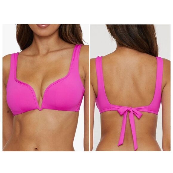 BECCA Women's Standard Color Code V-Wire Bikini Top - Picture 1 of 5